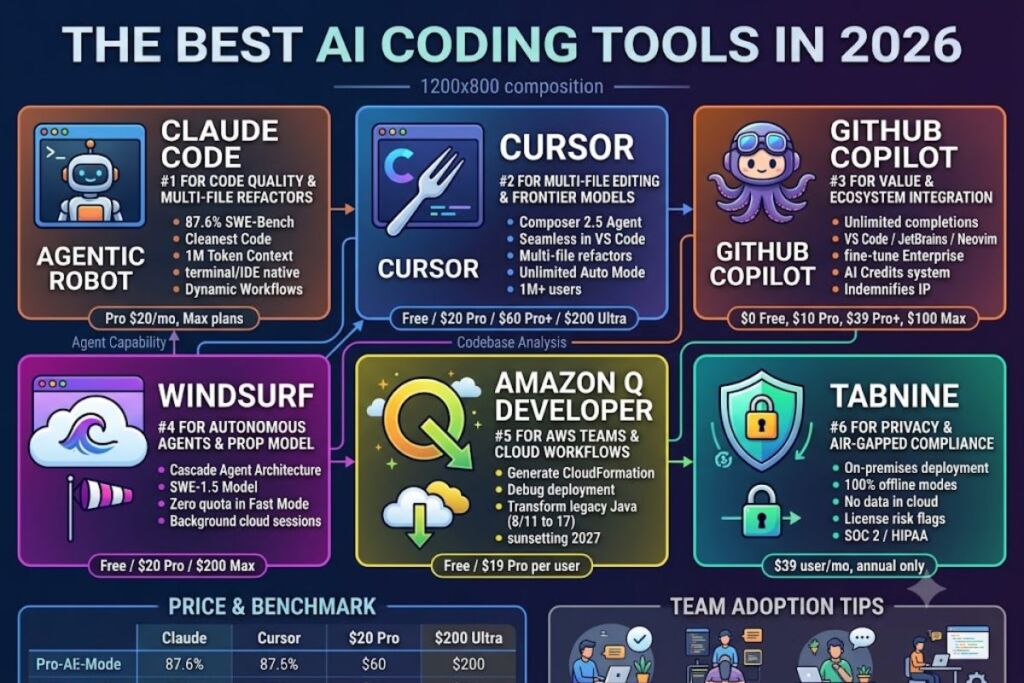 Best AI Coding Tools in 2026 (Overall Ranking)
