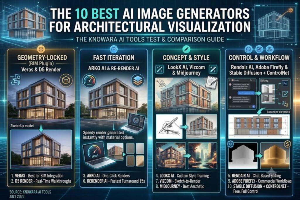 Best AI Image Generators for Architecture Visualization