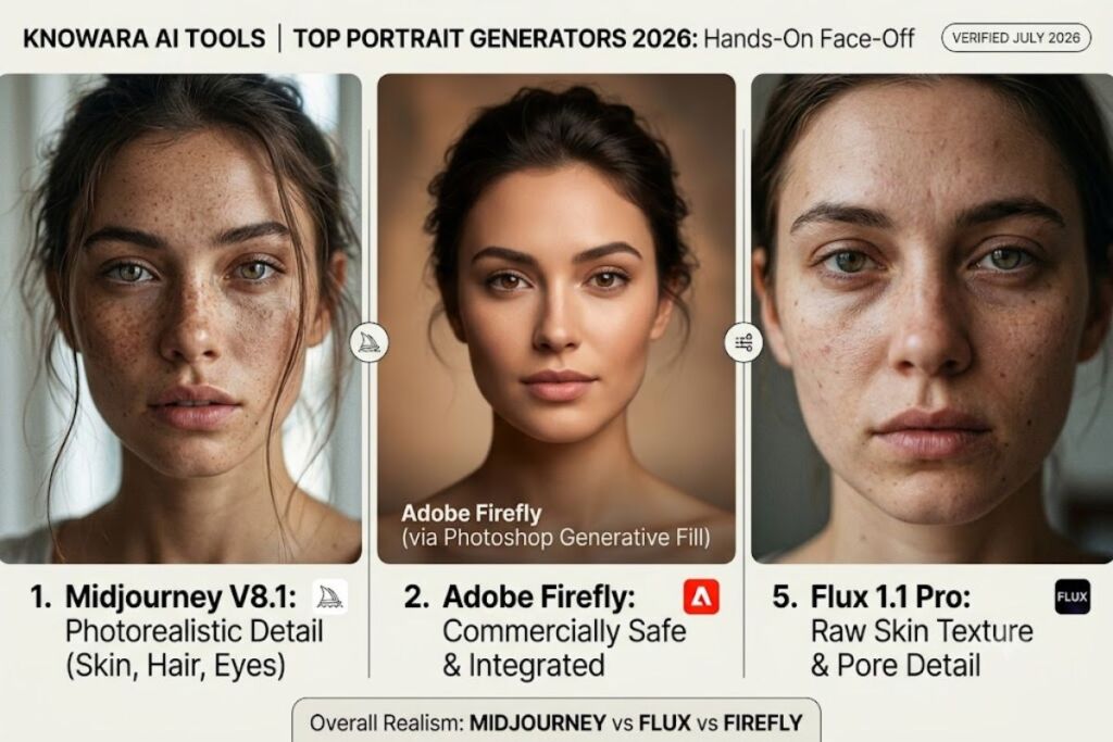 Best AI Image Generators for Realistic Portraits
