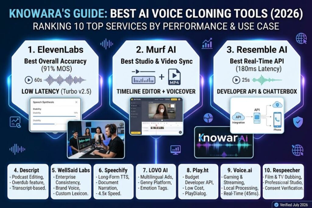 Best AI Voice Cloning Tools
