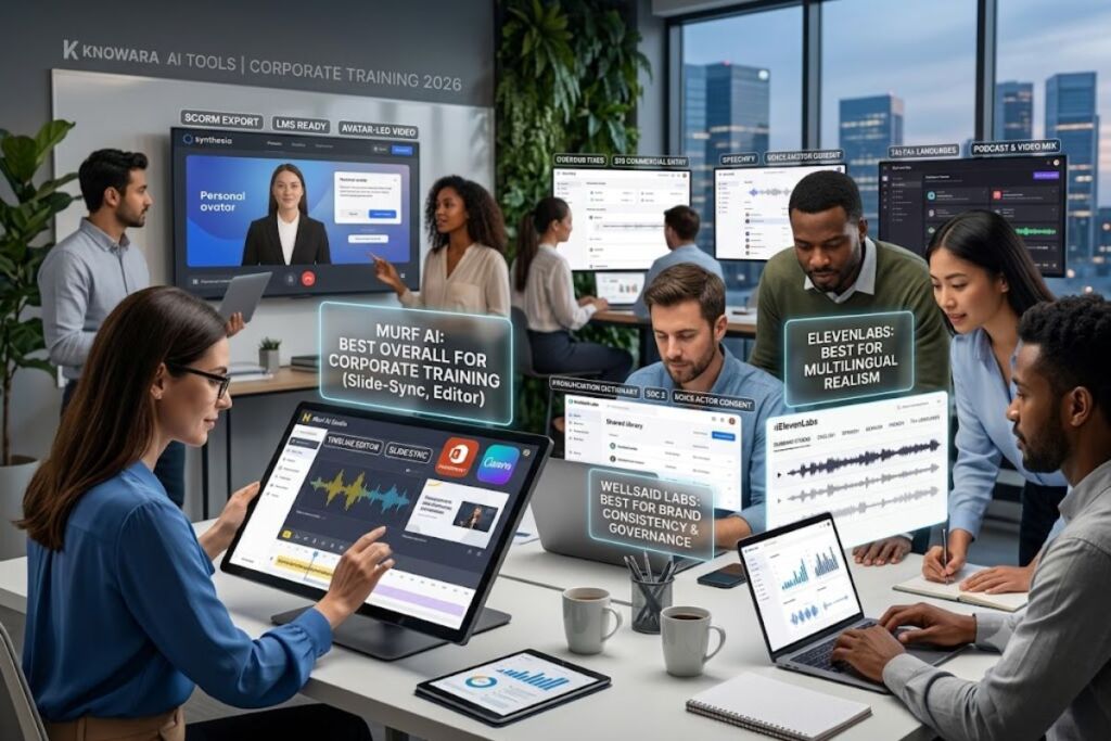 Best AI Voice Generators for Corporate Training