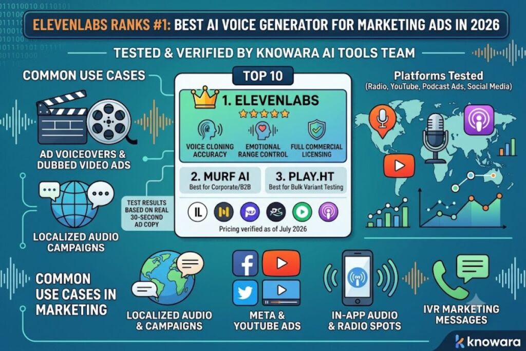 Best AI Voice Generators for Marketing Ads
