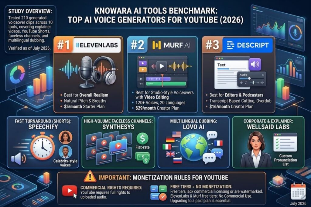 Best AI Voice Generators for YouTube