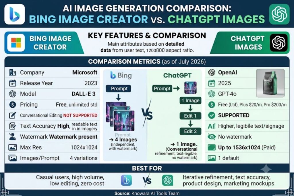 Bing Image Creator vs ChatGPT Images