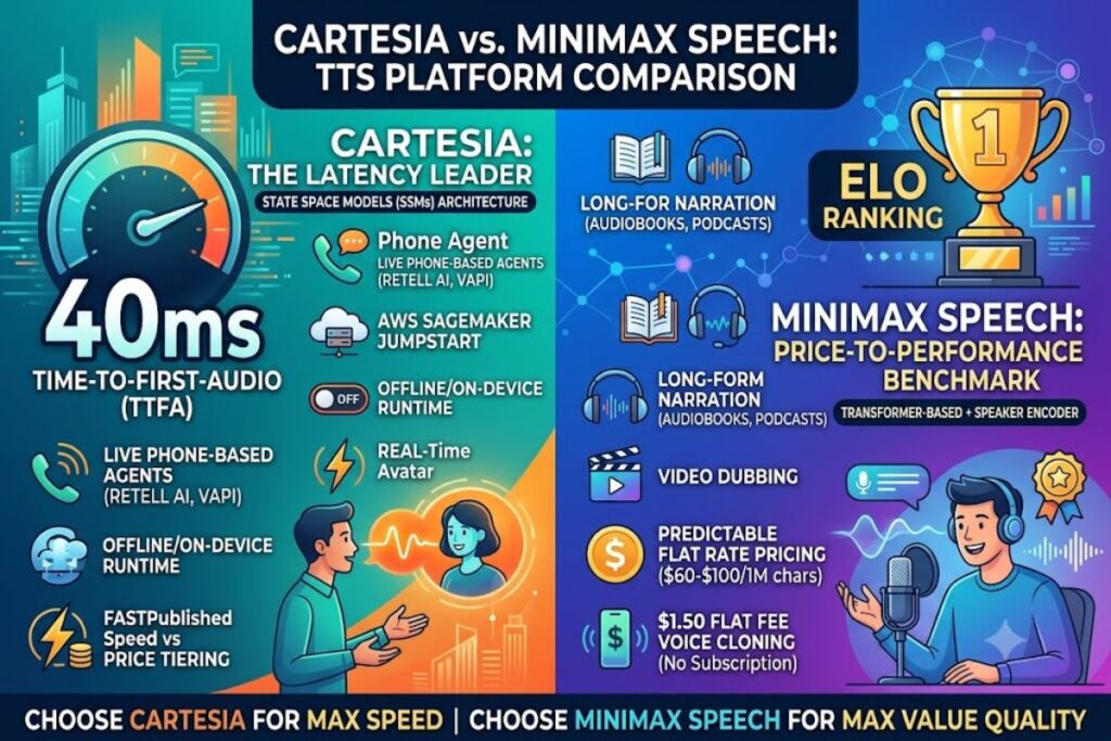 Cartesia vs MiniMax Speech