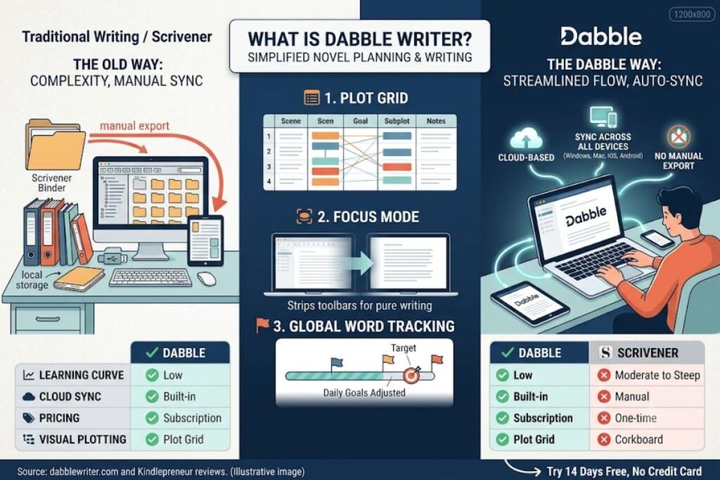 Dabble Writer Review Distraction-Free Novel Writing Software