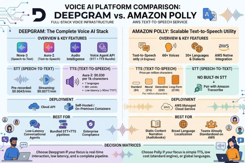Deepgram vs Amazon Polly