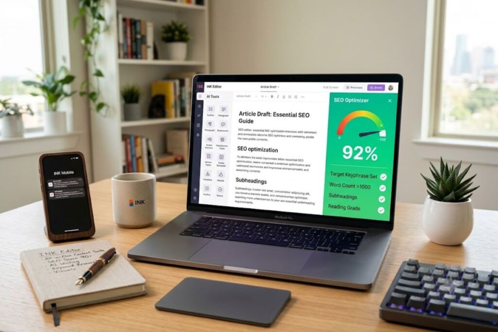 INK Editor Review Real-Time SEO Scoring While You Write