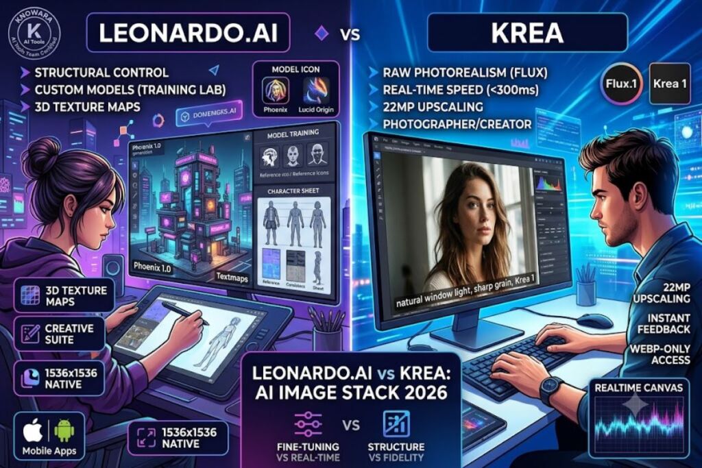 Leonardo.ai vs Krea