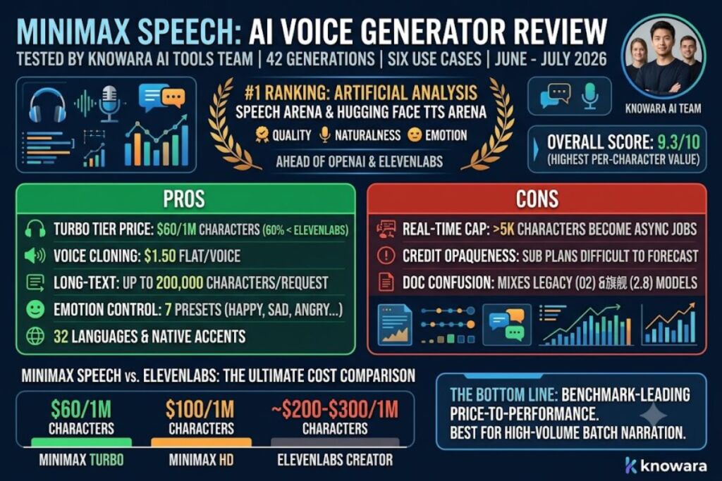 MiniMax Speech Review