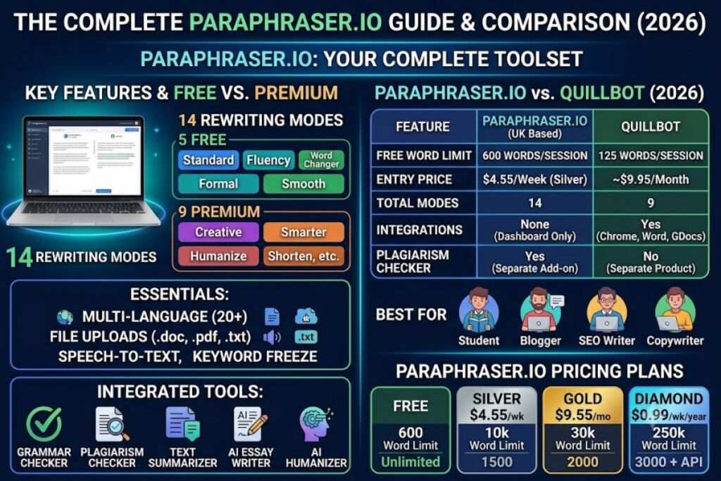 Paraphraser.io Review Free Paraphrasing Tool Tested