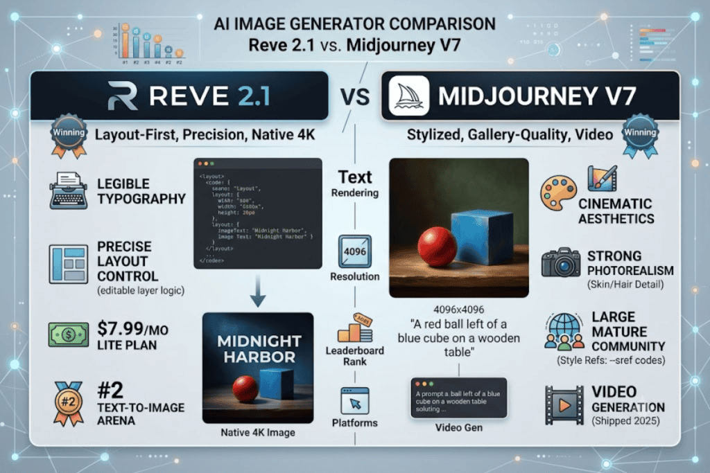 Reve vs Midjourney