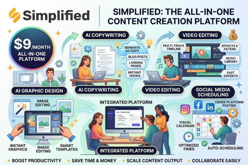 Simplified Review All-in-One Design and Copywriting Tool
