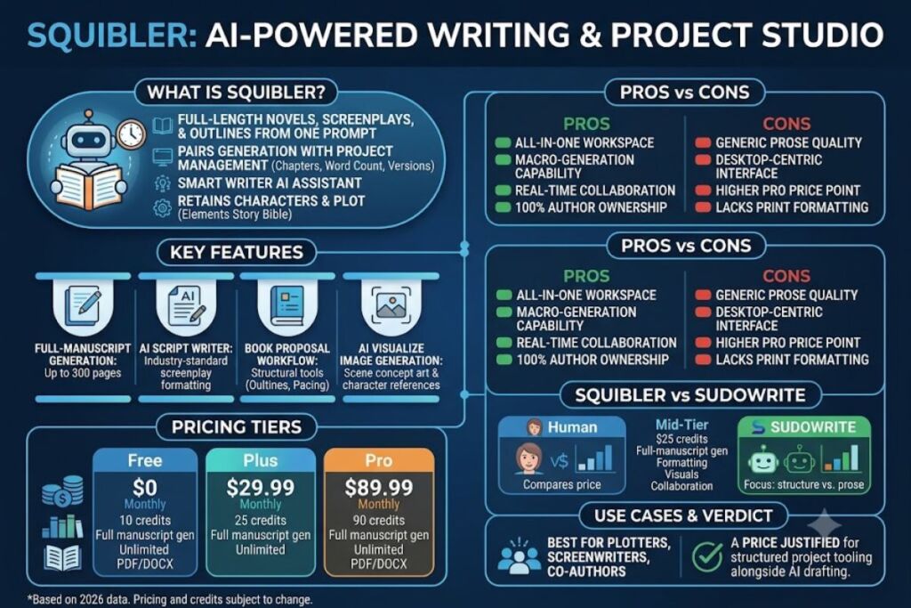 Squibler Review AI Story Generator for Novelists and Screenwriters