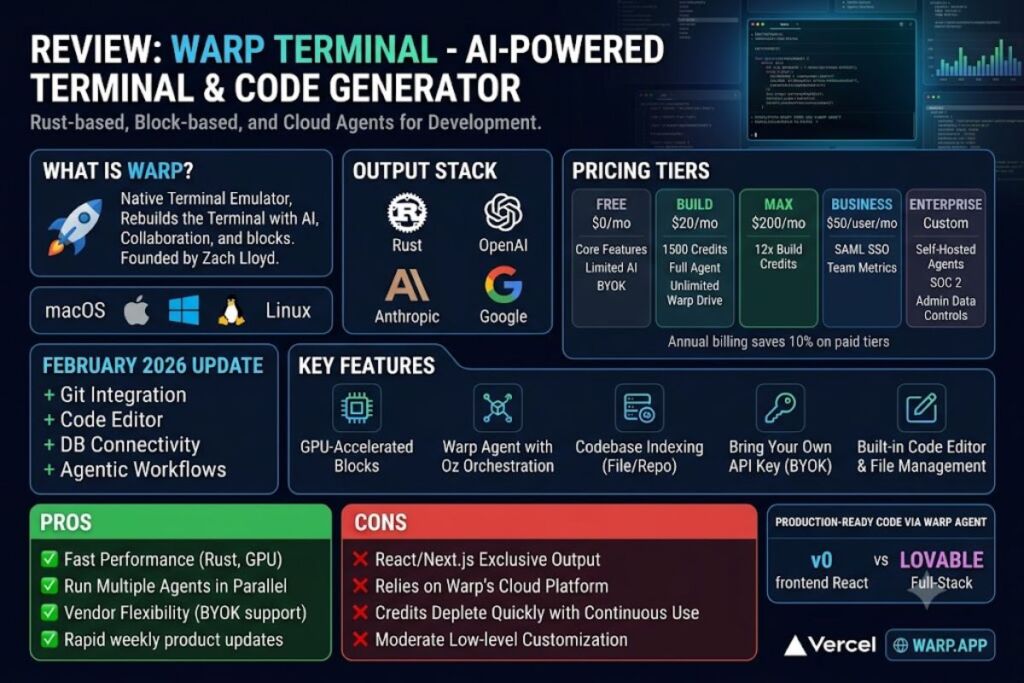 Warp Terminal Review AI-Powered Command Line