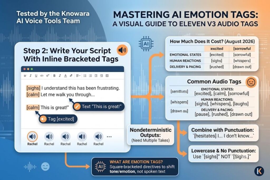 How to Add Emotion Tags Audio Tags to AI Speech