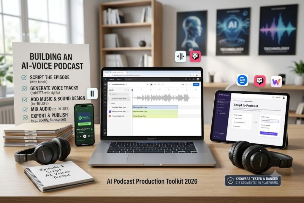 How to Build a Podcast Entirely with AI Voices