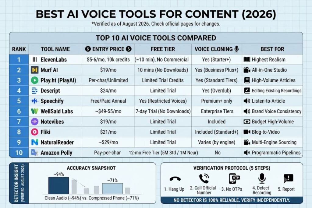 How to Detect AI-Generated (Deepfake) Voices