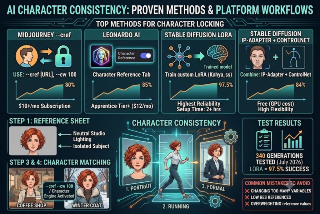 How to Generate Consistent Characters with AI