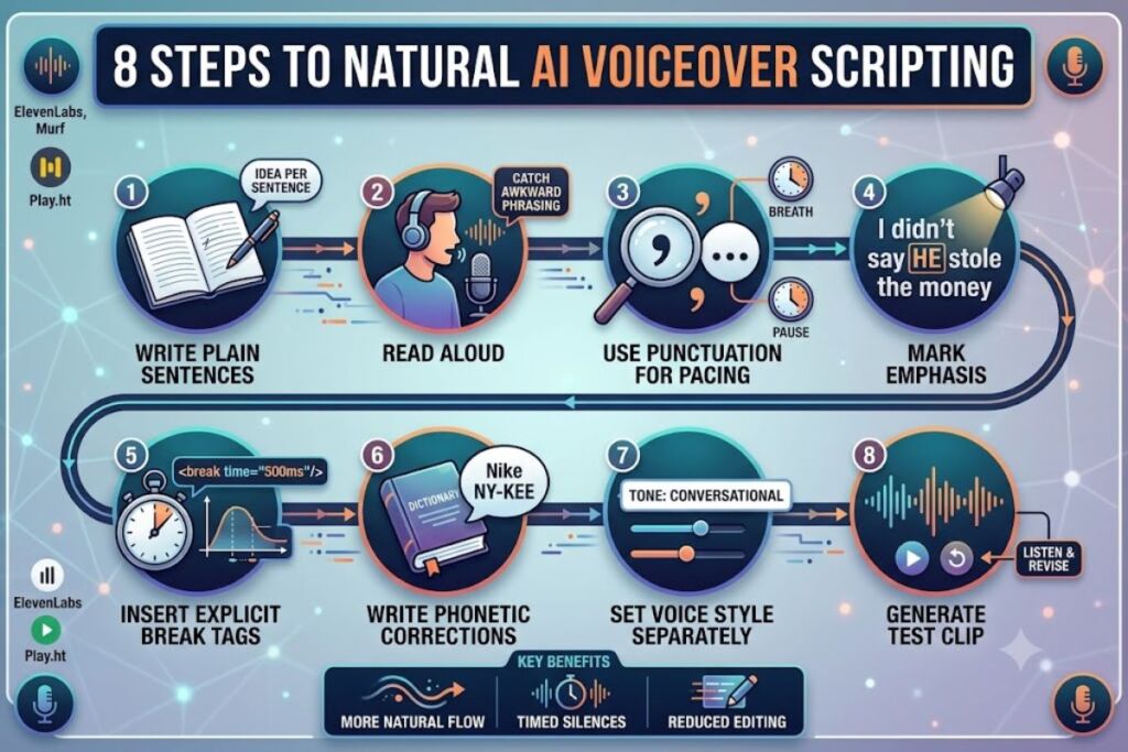 How to Write Scripts for AI Voiceover (Prompting Guide)