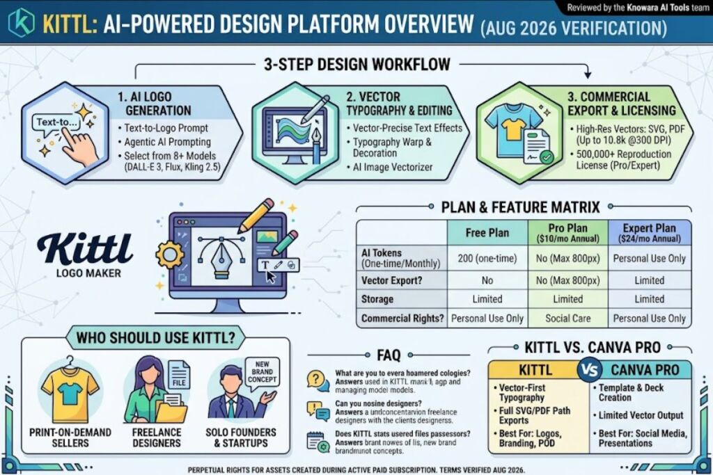 Kittl Review 2026 Pricing, AI Logo Maker Features, and Alternatives