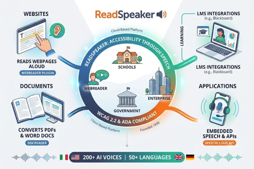ReadSpeaker Best AI Voice Generator for Accessibility